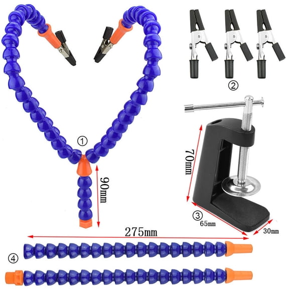 OUNONA 1Pc Welding Tools Aluminum Alloy Compact Soldering Stand Model Aircraft Accessories