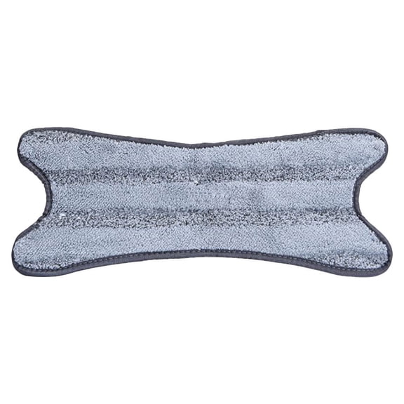 OUNONA Grey Butterfly Shape Mop Cloth Replacement for Flat Mop with Strong Water Absorption, and Easy to Clean
