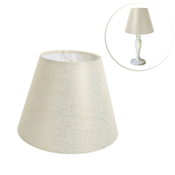 OUNONA Vintage Linen Lamp Shade Clip on for Pendant and Wall Lighting