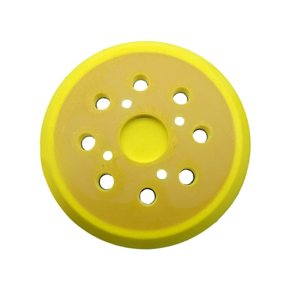 OUNONA Yellow Round Buffing Pad 1Pc for Pneumatic Polishing Machine with Noise Reduction Polisher Accessory