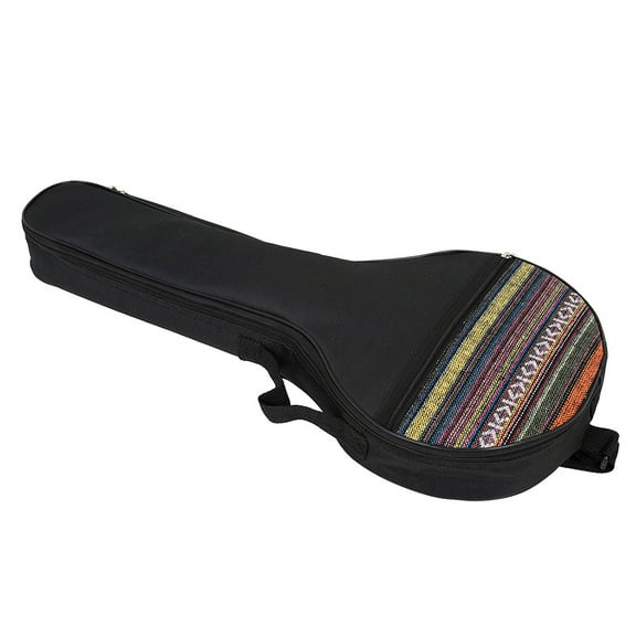 OUNONA Portable Banjo Case Black with Comfortable Shoulder Strap