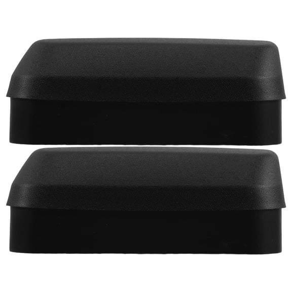 OUNONA 1Set Black Running Board Side End Cap Replacement ABS Plastic with Screws for Car Step