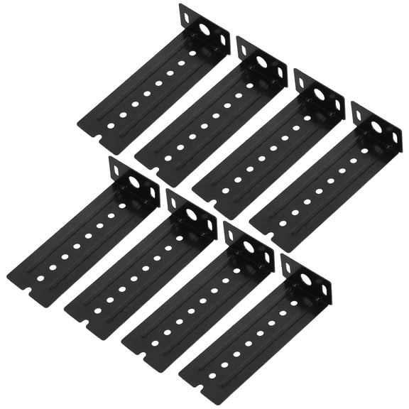 OUNONA 1Set Black Keyboard Slide Rails Bracket Durable Stable Mount for Keyboard Tray and Drawer Slides