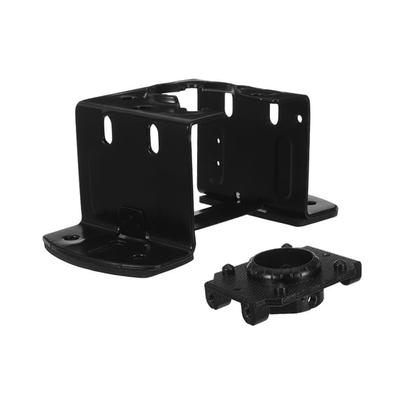 OUNONA Black Metal Ceiling Fan Mount Bracket Kit, 1 Set, Wide Compatibility, Holder, Easy Installation for Home & Office