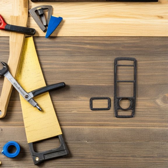 OUNONA 1Set Carbon Fiber Window Switch Button Trim Cover Black Decorative Protective Frame for Car Door Control