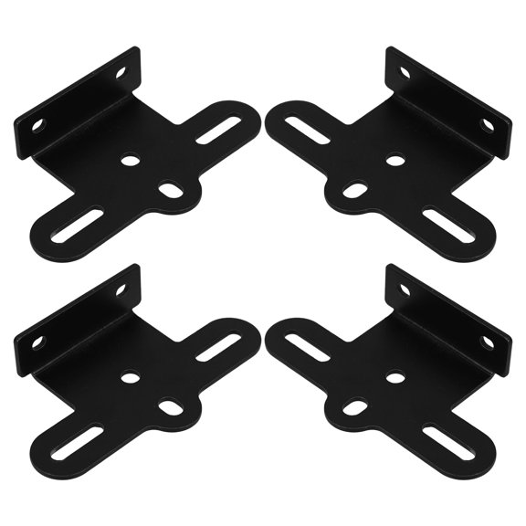 OUNONA 1Set Cycling Reflector Support Frame Aluminum Alloy Black Universal Fit for Bike Rack