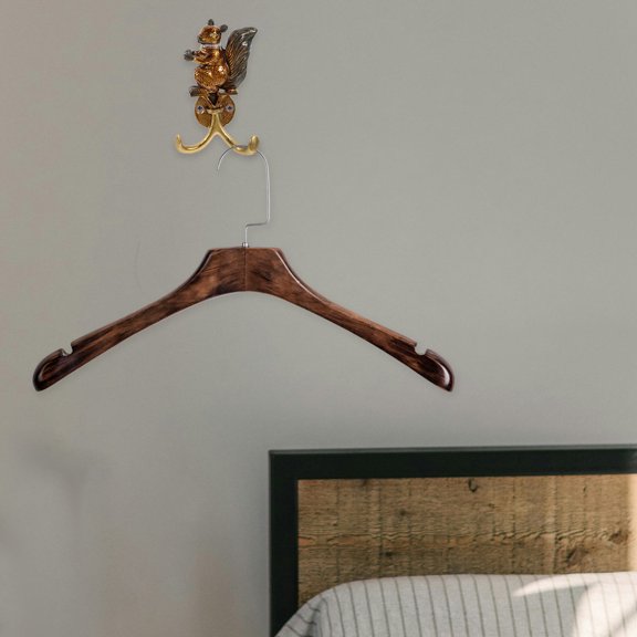 OUNONA 1Set Decorative Golden Metal Wall Hook for Home Use Stable Installation Animal Shape
