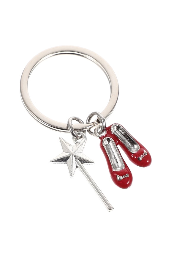 Wand Shape Keychain Pendant Fans 1Set