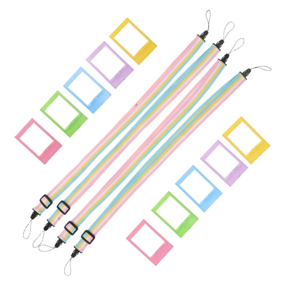 OUNONA Camera Strap Set Assorted Colors Lightweight Quick Install Replacement Straps for and Mirrorless Cameras