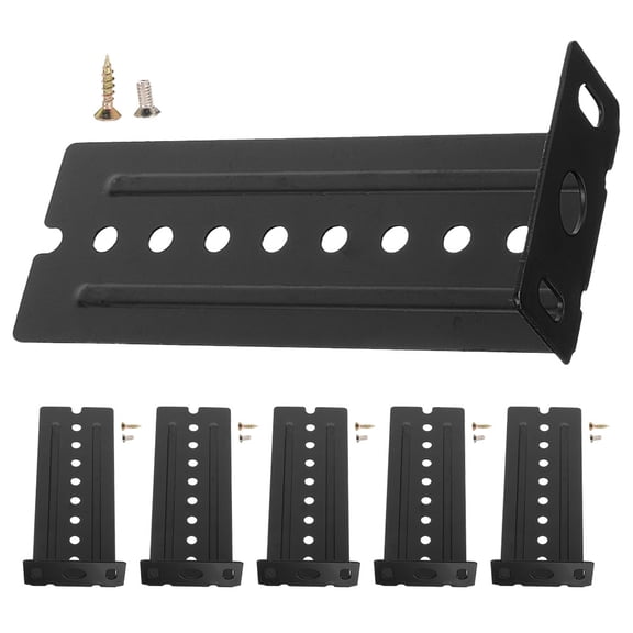 OUNONA 1Set Heavy Duty Steel Keyboard Slide Bracket Noise Reduction Design for Drawer Tracks
