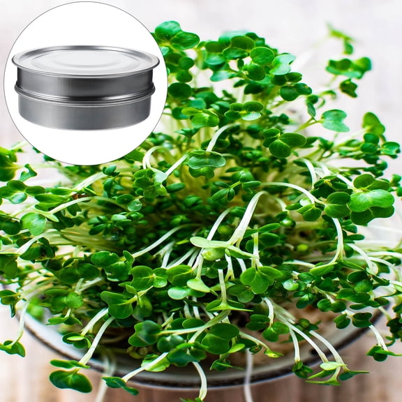 OUNONA Home Gardening Sprouting Tray Kit with Stainless Steel Germination Tool for Easy