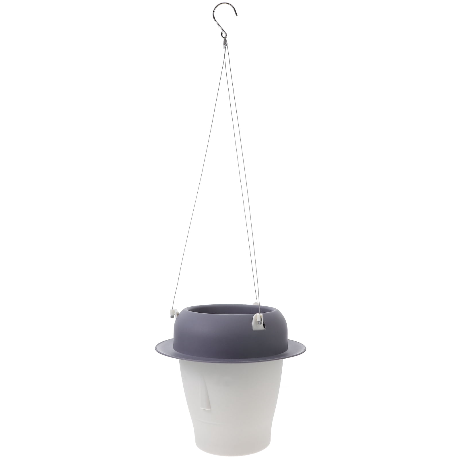 OUNONA Indoor Hanging Planter Set with Detachable Layers, Self-Watering Cotton Rope, Stylish Decor