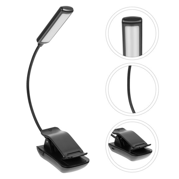 OUNONA 1Set Led Reading Book Light Music Score Light Rechargeable Music Score Clip Light