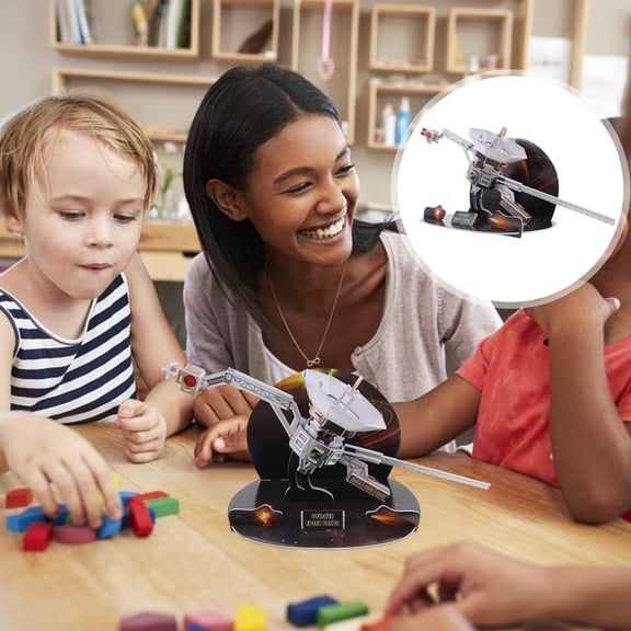 OUNONA 1Set Outer Space 3D Puzzle Paper Model Black for Enhancing Creativity and Hand Eye Coordination