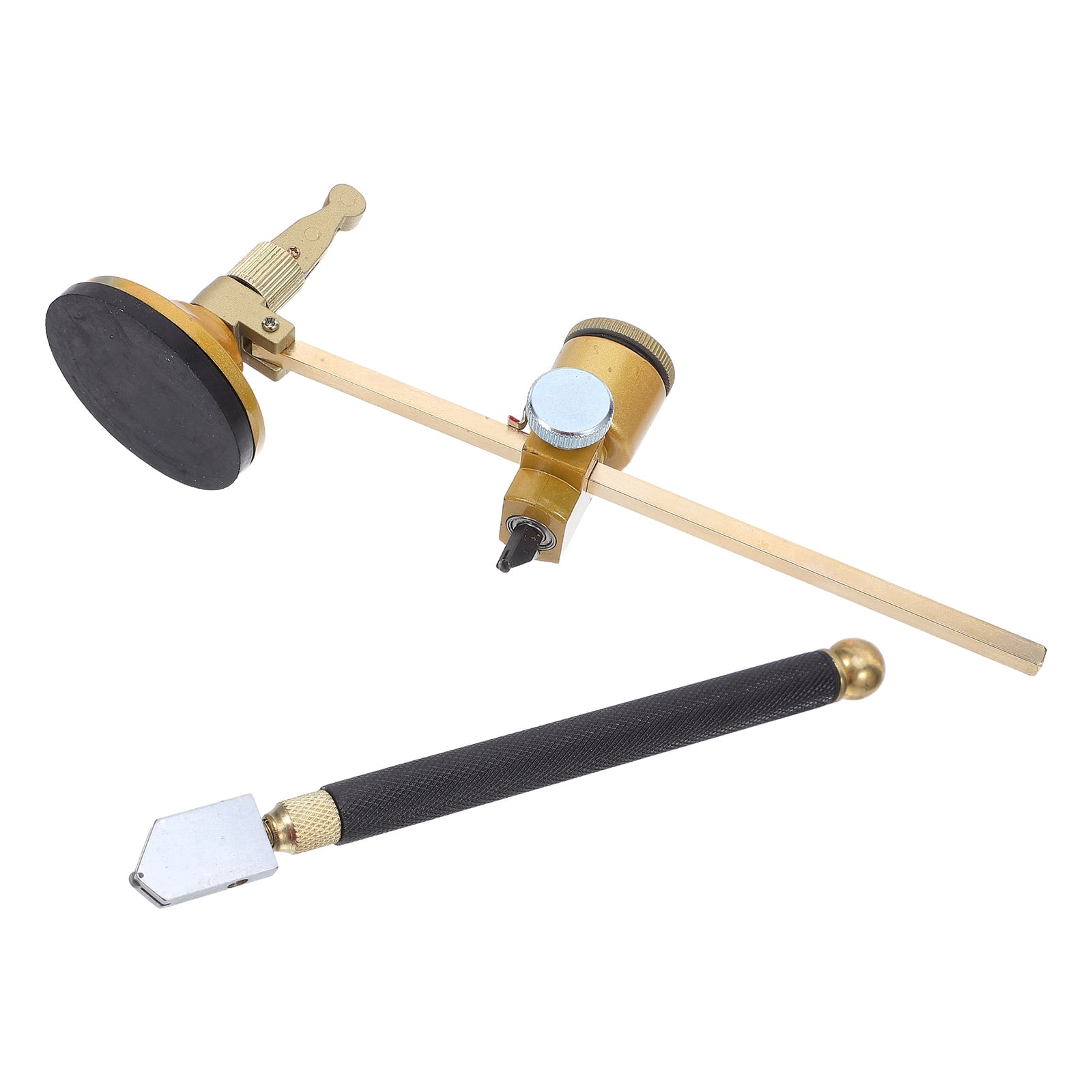 OUNONA 1Set Portable Circular Glass Cutting Tool with Precision Adjustment and Stable Cutting Blade