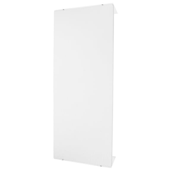 Tineasur Back to School Laptop Riser Stand Computer Storage Stand White Wood 1Pcs