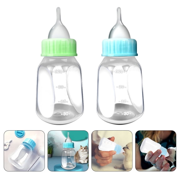 OUNONA 1Set Puppy Breeding Bottle with Scale for Controlled Feeding of Cats Dogs and Small Animals