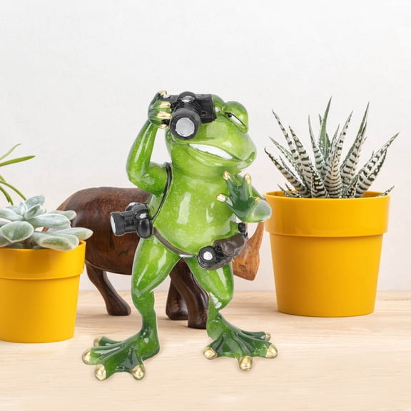 NUOLUX Animal Figurine Resin Office Decor 1Set 6.48x3.54x1.97in