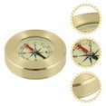 thumbnail image 1 of OUNONA Golden Brass and Acrylic Outdoor Compass for Hiking and Camping Gear, 1 of 8