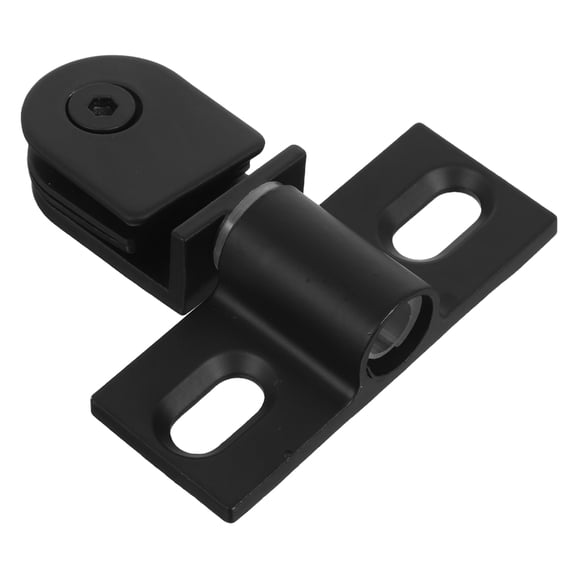 OUNONA Black Stainless Steel Pivot Hinge, for Shower Doors, Stable and Silent, 1Set
