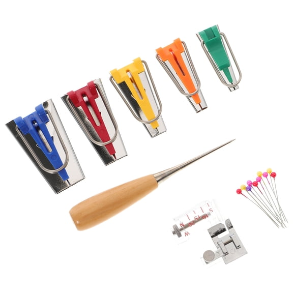 OUNONA 1Set Tape Maker Set with Assorted Colors for Quick Sewing and Fabric Binding