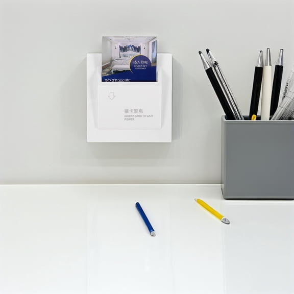 OUNONA Card-Activated Switch, 20a, White, Pc Material, Hotel Energy Saving, Time Delay