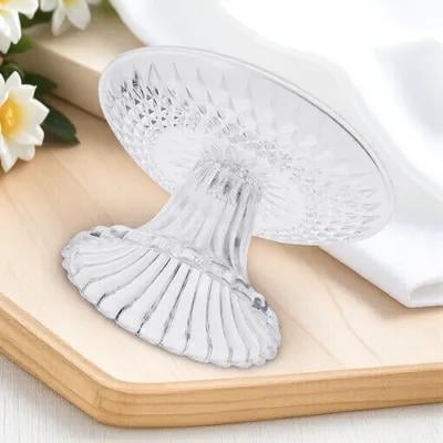 OUNONA 1Pc Clear Acrylic Fruit Tray for Wedding Party Display Detachable Easy to Carry Dessert Stand