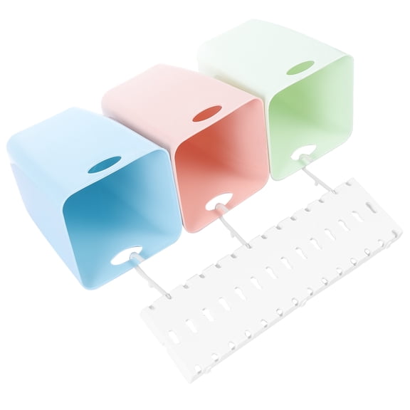 OUNONA 1Set Compact Wall Sorting Trash Bin for Kitchen Recycling with Hole Board Design