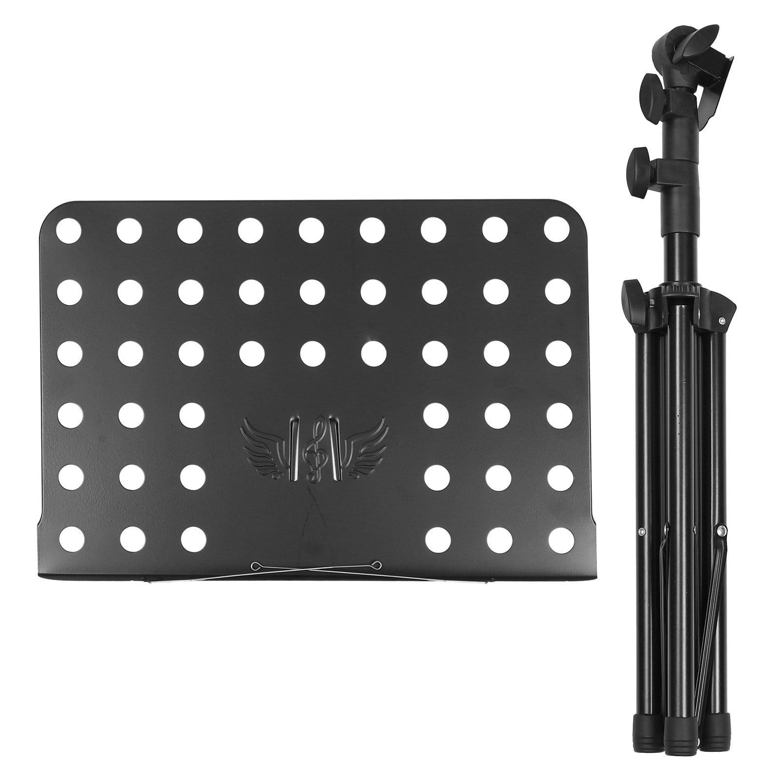 OUNONA 1pc Multi-functional Music Stand Music Stand Holder for Guitar Violin (Black)