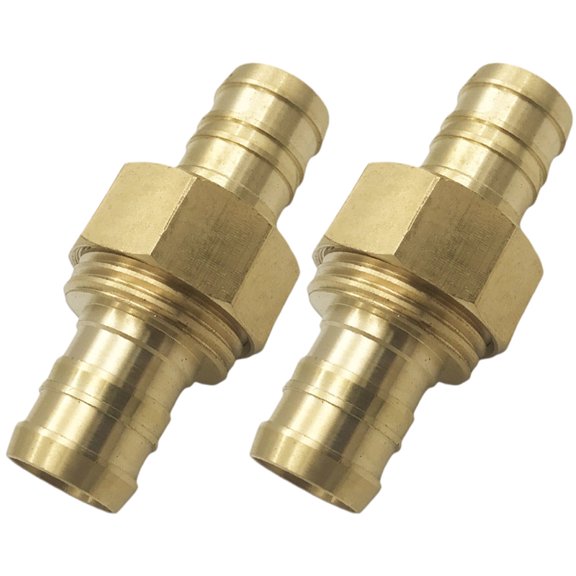 OUNONA 2Pcs Garden Hose Connector Brass Hose Adapter Quick Connect for High Pressure Use