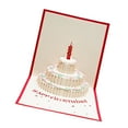 thumbnail image 1 of OUNONA  2 PCS Birthday Cards Kids Special Cake Greeting Child, 1 of 8
