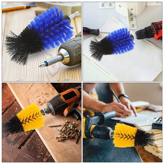 OUNONA 2 PCS Car Detailing Wheel Brush Electric Drill Head