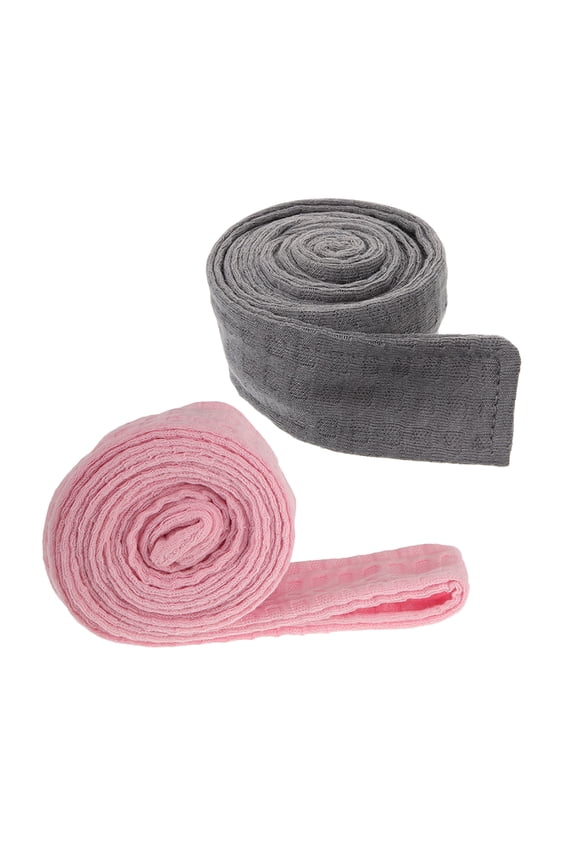 2 PCS Corset Belt Ring Sponge Pad Bathrobe Belt Man Miss 170.00X4.00X1.00CM