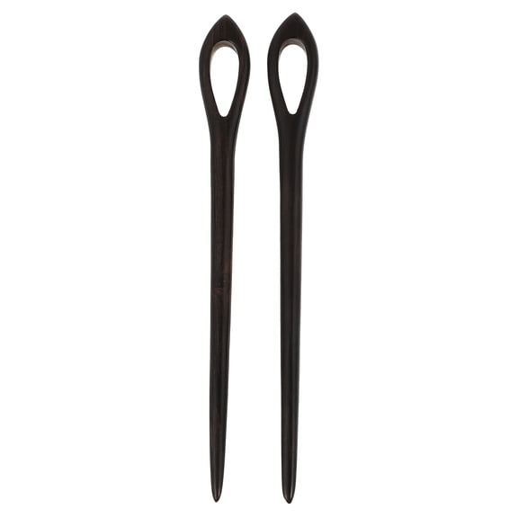 OUNONA 2 PCS Decorative Hair Combs Antique Insert Sandalwood Accessories