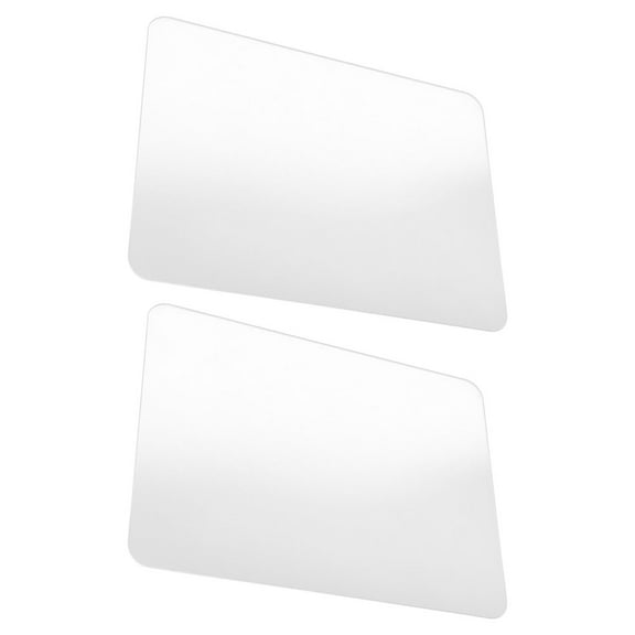 Tineasur Smooth Glass Mouse Pad Set of 2, Easy to Clean, Gaming and Office Mousepads for Precision