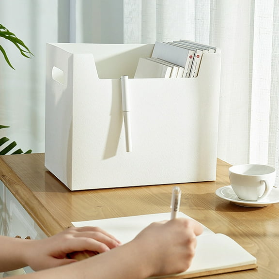 OUNONA 2 PCS Organiser Storage Boxes with Lids Large File PP Office