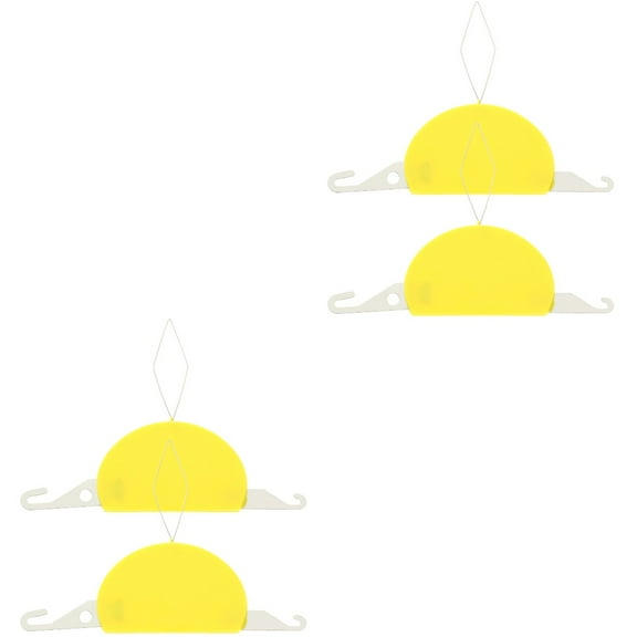 OUNONA  2 Pack 3 in 1 Needle Threader Embroidery Bead Stringing Tool