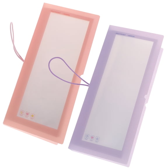 OUNONA 2-Pack Sticker Binder Organizer Storage Book for Collectors, Memo Holder, Perfect Set
