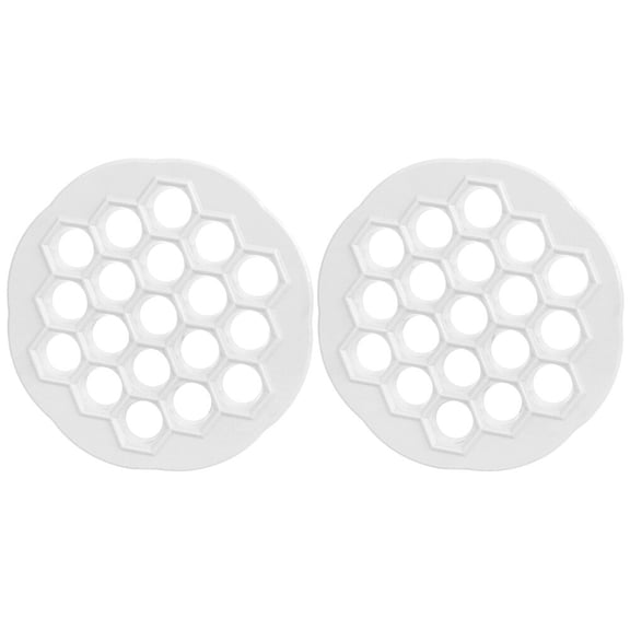 OUNONA 2Pcs Dumpling Jiaozi Maker White Environmentally Friendly Fast DIY Kitchen Tool