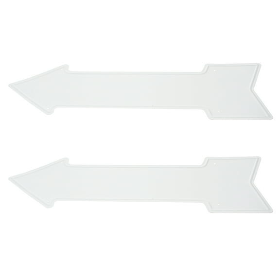 OUNONA 2-Pack Metal Blank Signs for Crafting and Projects, Decorative Metal Sheets, Blank Panels for Art and Home Decor