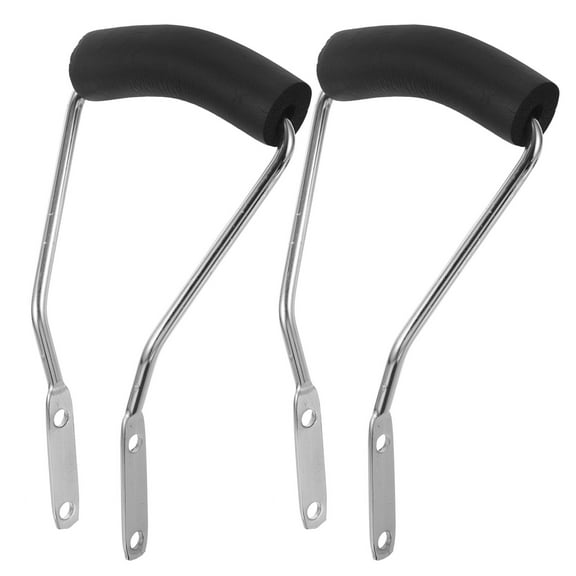 OUNONA 2-Pack U-Shaped Sponge Mop Replacement Handles with Easy Squeeze Function for Efficient Floor Cleaning