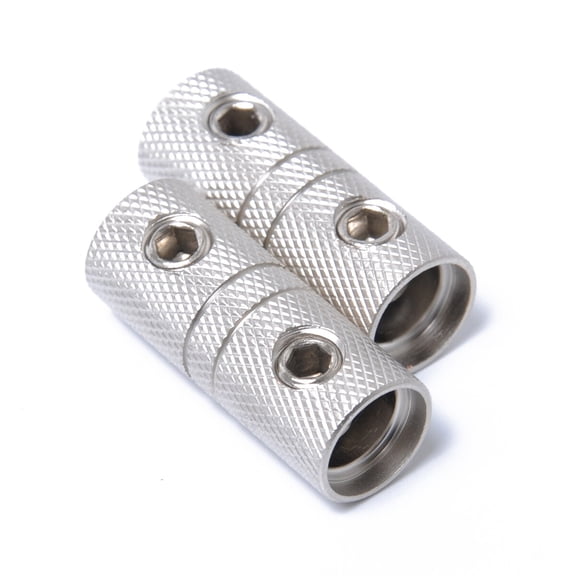 OUNONA 2-Pack Crimp Wire Connectors 4 Gauge -Plated -Resistant Brass for Car Audio Wiring