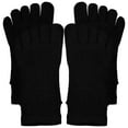 thumbnail image 1 of OUNONA  2 Pairs Toe Socks Foot Alignment Women Five Finger Miss Man Black, 1 of 8