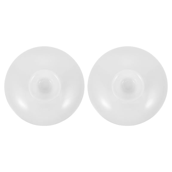 FOLOYORI White Ceramic Teapot Lid Set, 2 Pieces, Comfortable , Replacement Covers