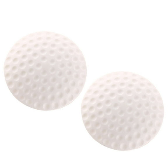 OUNONA 2 Pcs Anti-collision Stickers Stable Bumper Firm Bumper 5.00X5.00X1.00CM White