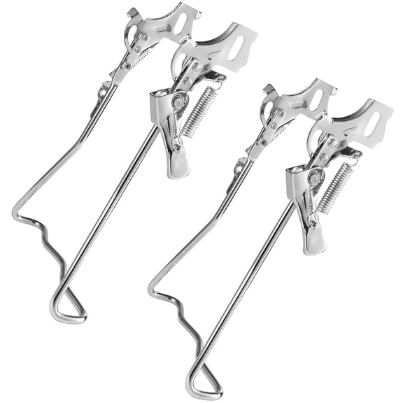 OUNONA 2 Pcs Kickstand Double Foot Support Freestanding Bike Stand Adjustable