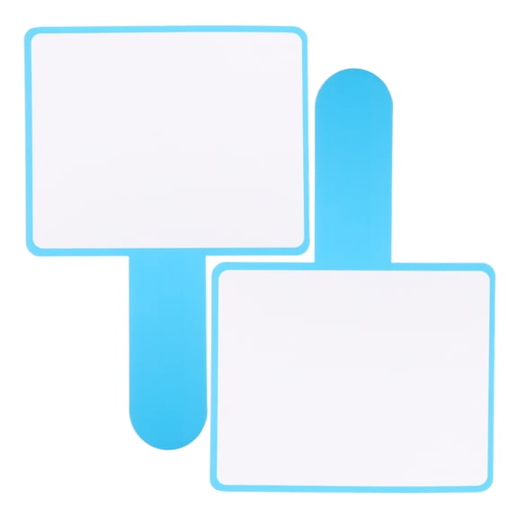 OUNONA  2 Pcs Blank Scoreboard Clear Feeder Tin Boxes with Lids Portable Blue