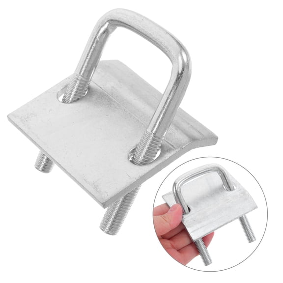 OUNONA 2 Pcs Bracket With Toothed Plate Beam Fixed Clamp Buckle For Steel Structure Beam Provides Stable Support And Enhances Building Resistance