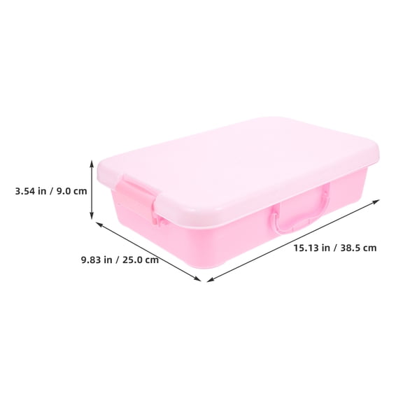 Tineasur Portable Sand Tray Storage Box Set for Kids Travel and Outdoor Play, ABS Material, 2 Pieces for Easy Storage