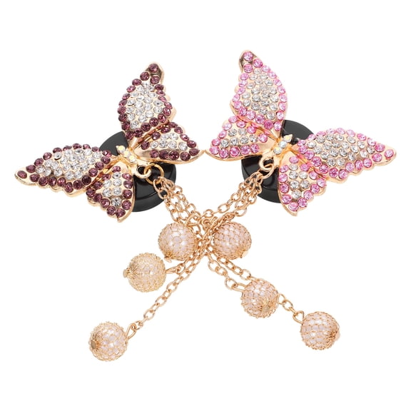 OUNONA  2 Pcs CAR PERFUME VENT CLIP ACCESSORIES Aromatherapy Women's